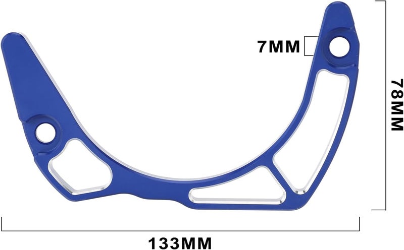 Wacece ATV Case Saver Engine Case Guard CNC for Raptor 700 2013-2025 Raptor 700R 2009-2025 Raptor 700R SE 2013-2025 Raptor 700 SE 2009-2012 Blue - Image 3